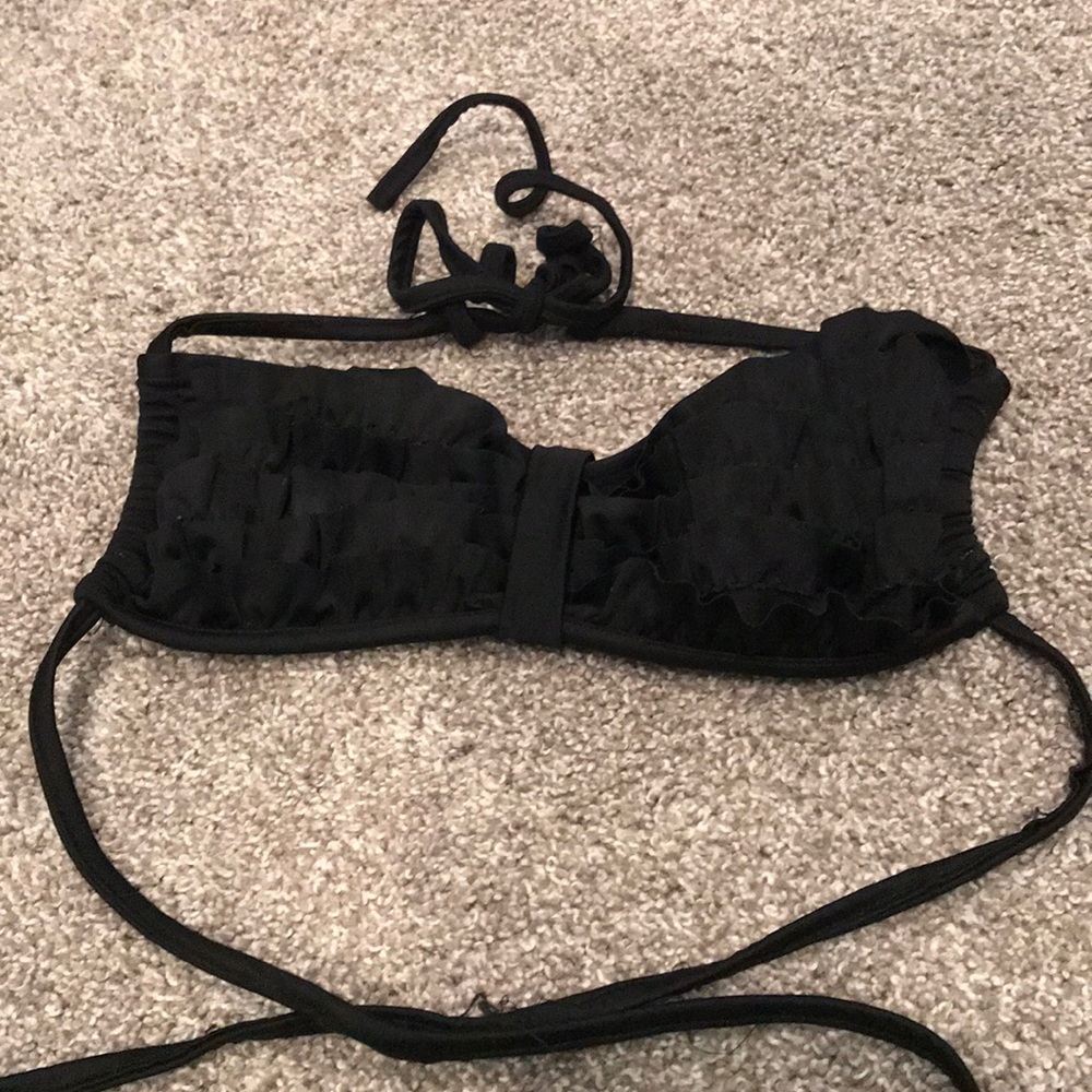 Black bikini top